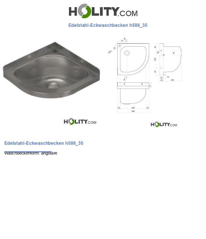 Edelstahl-Eckwaschbecken h586_35