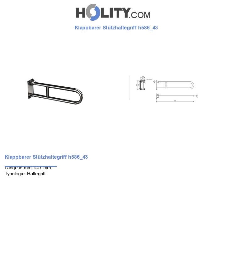 Klappbarer Stützhaltegriff h586_43