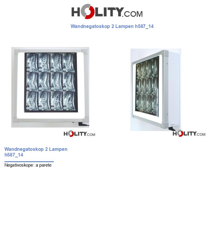 Wandnegatoskop 2 Lampen h587_14