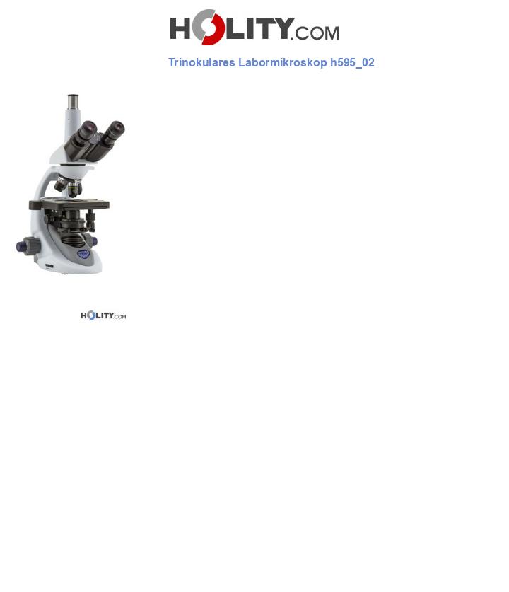 Trinokulares Labormikroskop h595_02