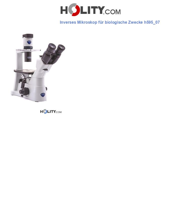 Inverses Mikroskop für biologische Zwecke h595_07