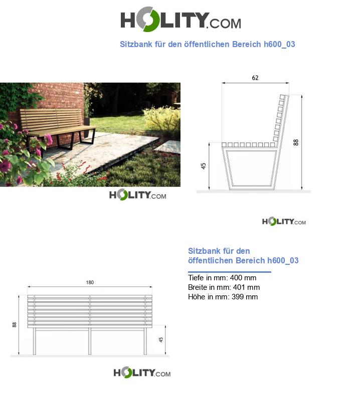 Sitzbank für den öffentlichen Bereich h600_03