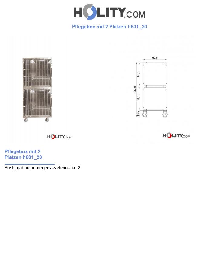 Pflegebox mit 2 Plätzen h601_20