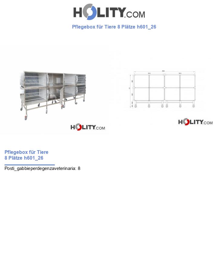 Pflegebox für Tiere 8 Plätze h601_26