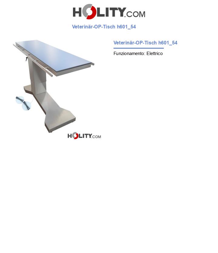 Veterinär-OP-Tisch h601_54