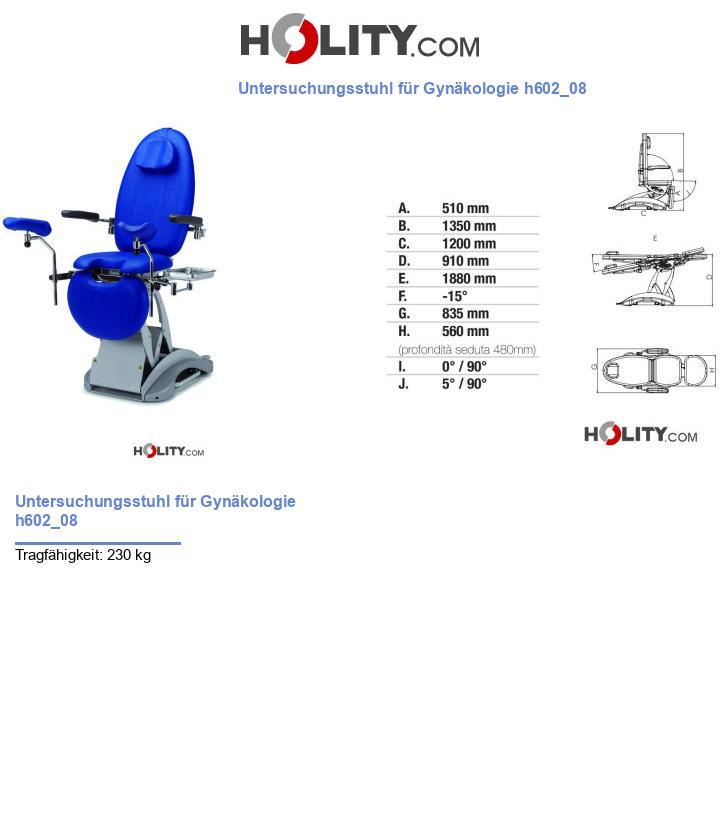 Untersuchungsstuhl für Gynäkologie h602_08