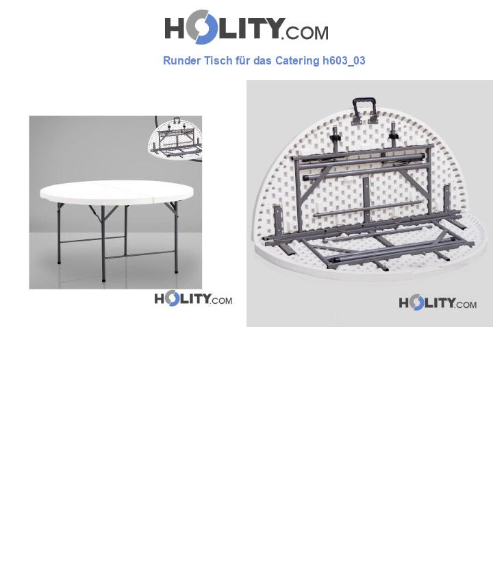 Runder Tisch für das Catering h603_03