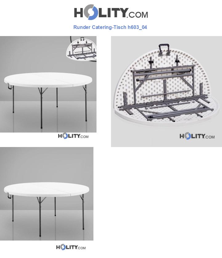 Runder Catering-Tisch h603_04