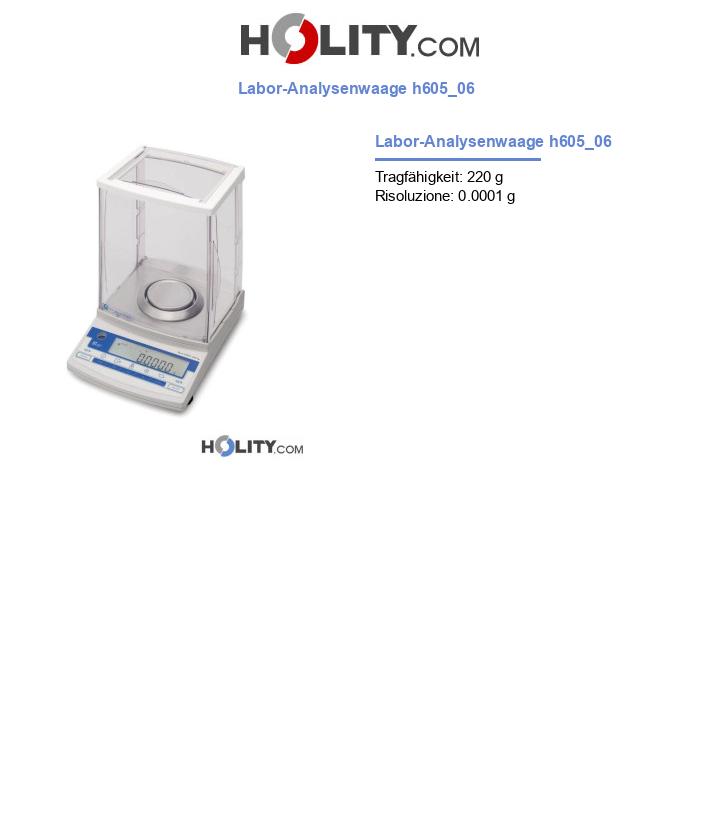 Labor-Analysenwaage h605_06