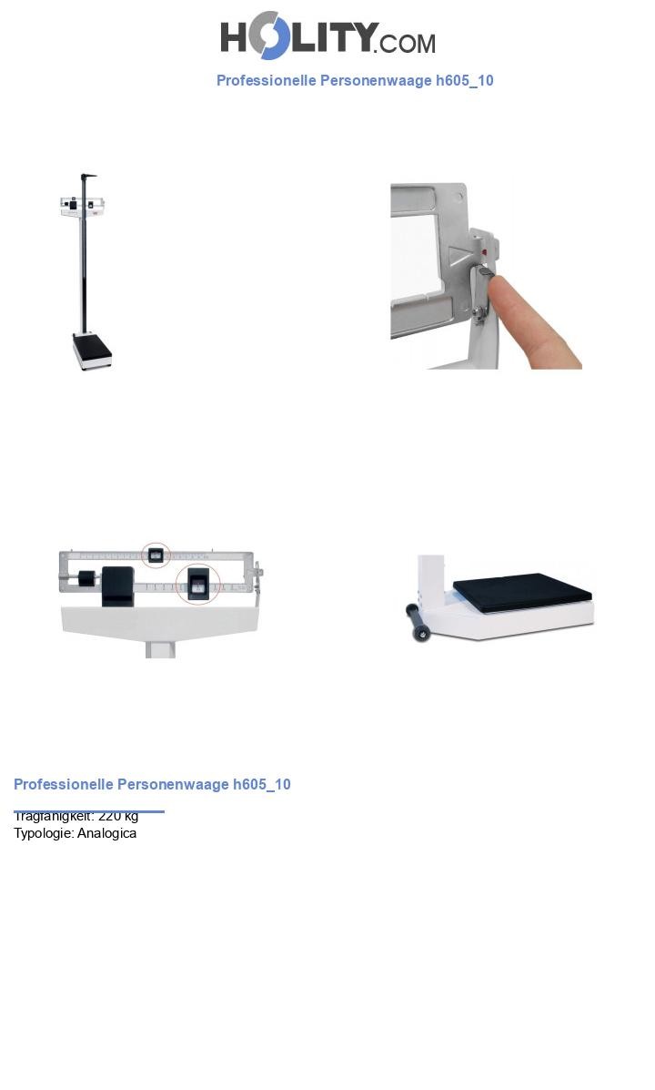 Professionelle Personenwaage h605_10