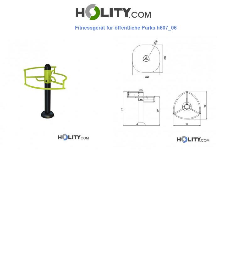 Fitnessgerät für öffentliche Parks h607_06