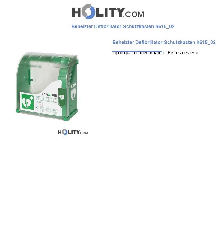 Beheizter Defibrillator-Schutzkasten h615_02