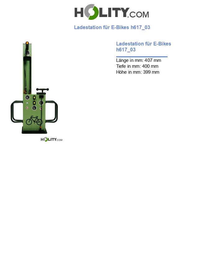 Ladestation für E-Bikes h617_03