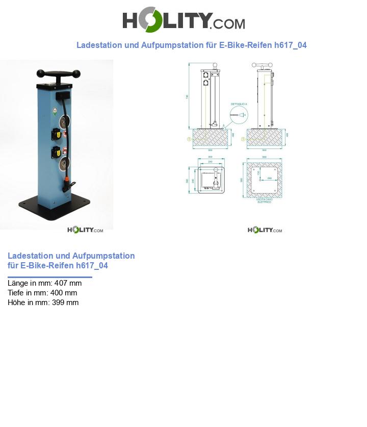 Ladestation und Aufpumpstation für E-Bike-Reifen h617_04