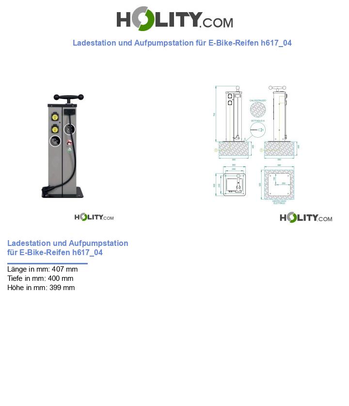 Ladestation und Aufpumpstation für E-Bike-Reifen h617_04