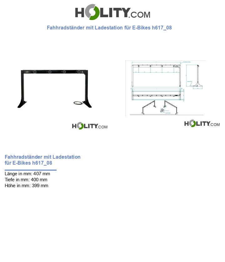 Fahhradständer mit Ladestation für E-Bikes h617_08