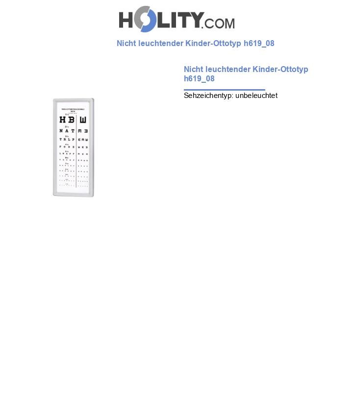 Nicht leuchtender Kinder-Ottotyp h619_08
