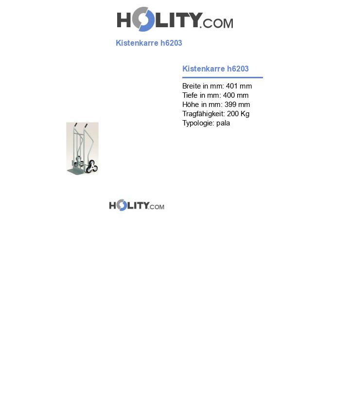 Kistenkarre h6203