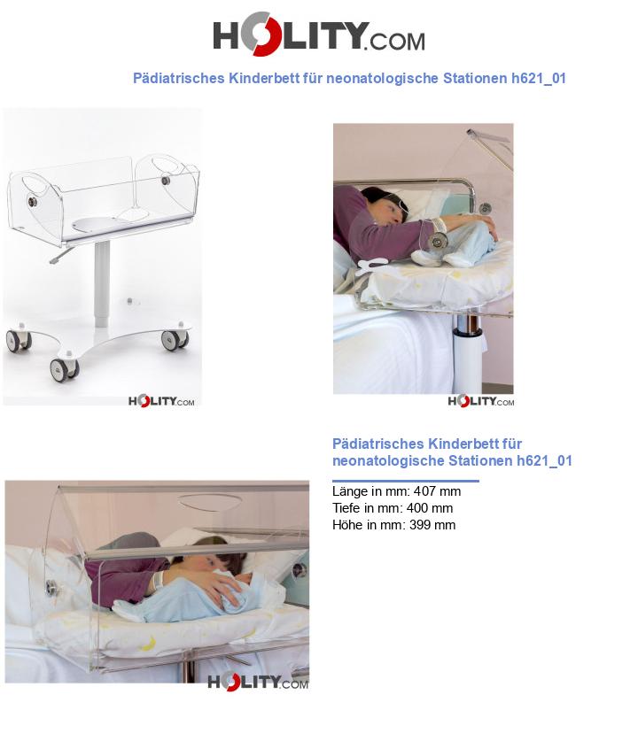 Pädiatrisches Kinderbett für neonatologische Stationen h621_01