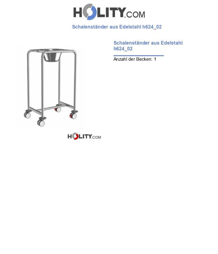 Schalenständer aus Edelstahl h624_02