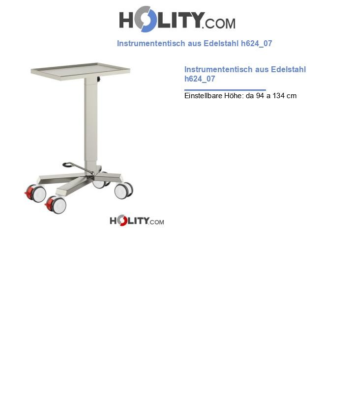 Instrumententisch aus Edelstahl h624_07