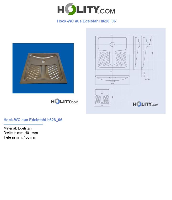 Hock-WC aus Edelstahl h628_06