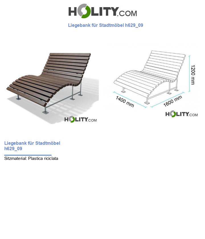 Liegebank für Stadtmöbel h629_09