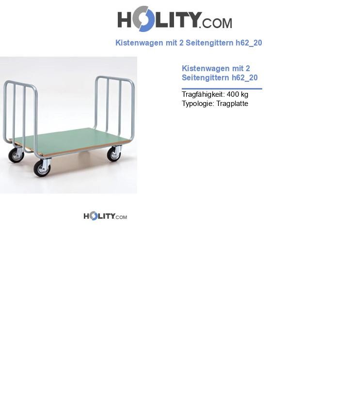 Kistenwagen mit 2 Seitengittern h62_20