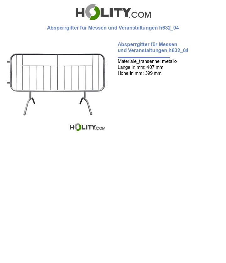 Absperrgitter für Messen und Veranstaltungen h632_04