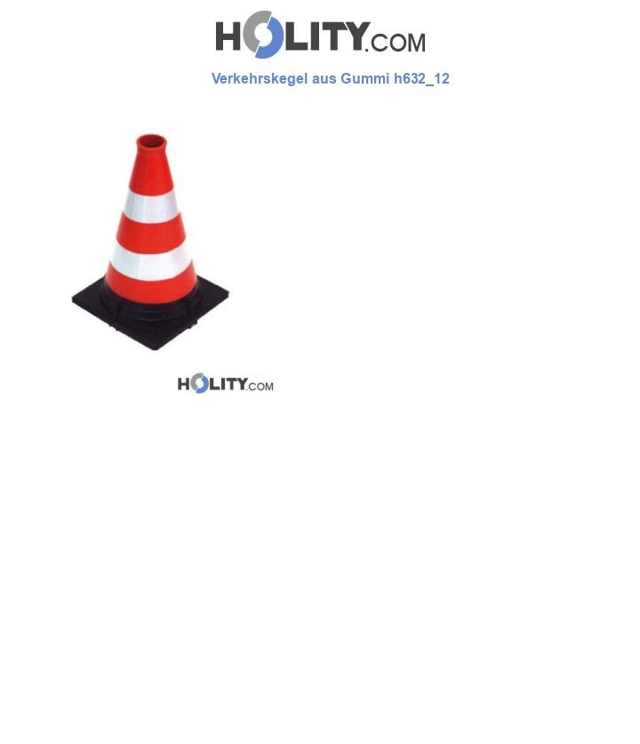 Verkehrskegel aus Gummi h632_12