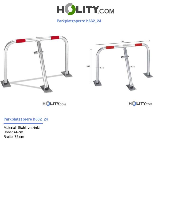 Parkplatzsperre h632_24