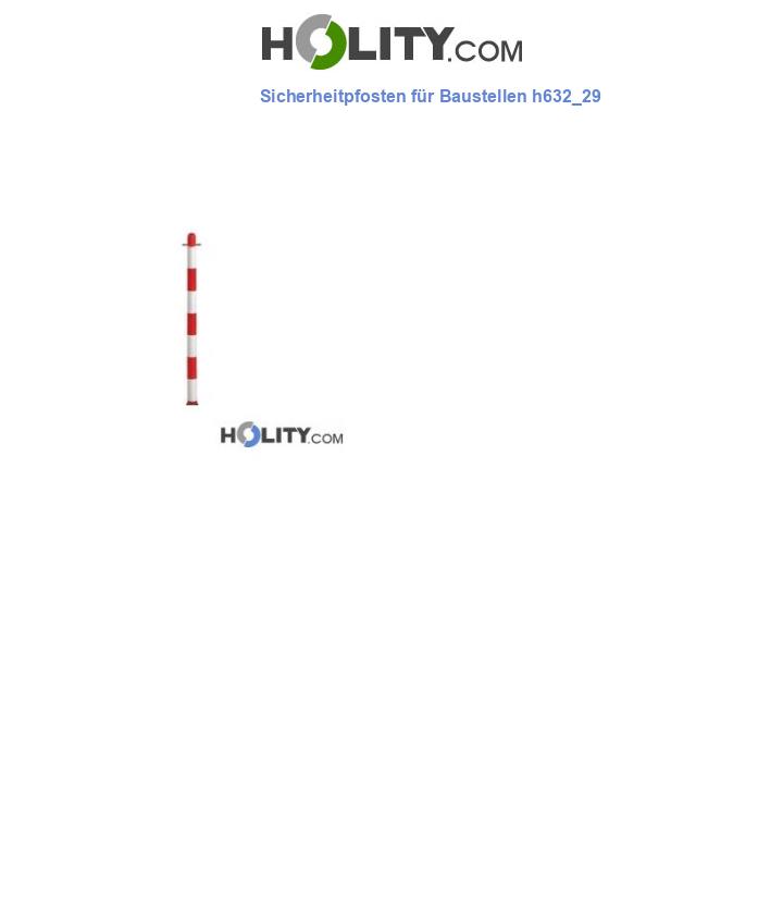 Sicherheitpfosten für Baustellen h632_29