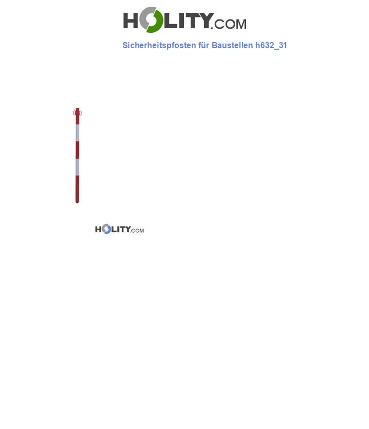 Sicherheitspfosten für Baustellen h632_31