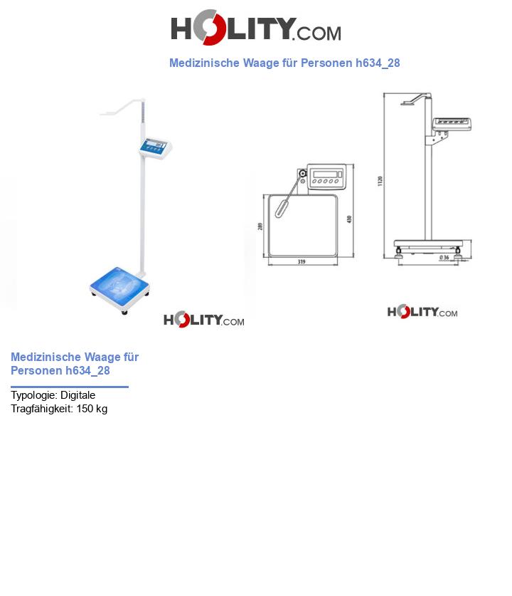 Medizinische Waage für Personen h634_28