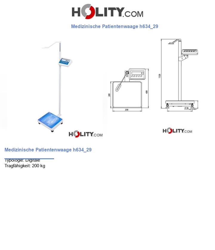 Medizinische Patientenwaage h634_29