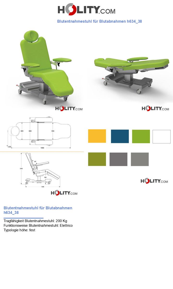 Blutentnahmestuhl für Blutabnahmen h634_38