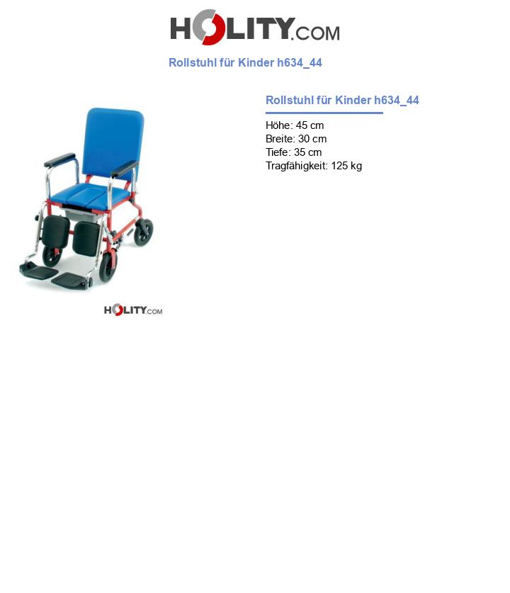 Rollstuhl für Kinder h634_44