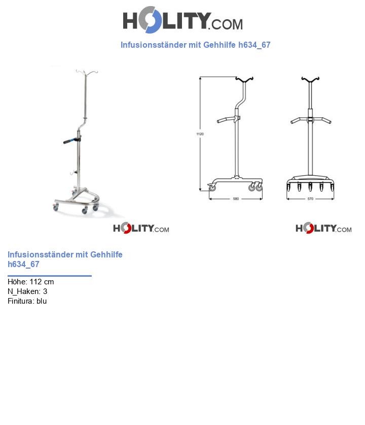 Infusionsständer mit Gehhilfe h634_67