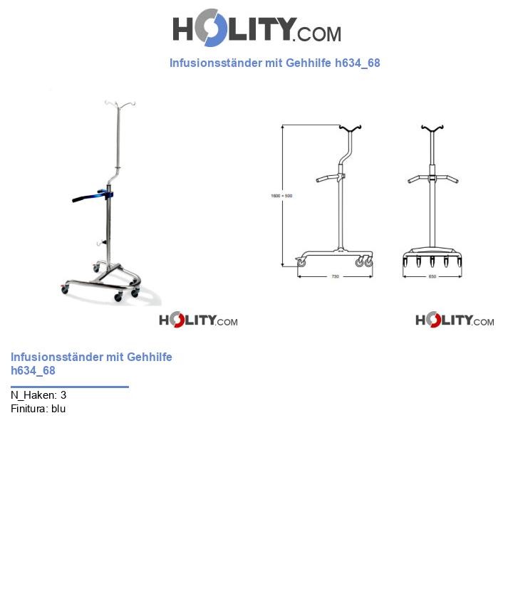 Infusionsständer mit Gehhilfe h634_68
