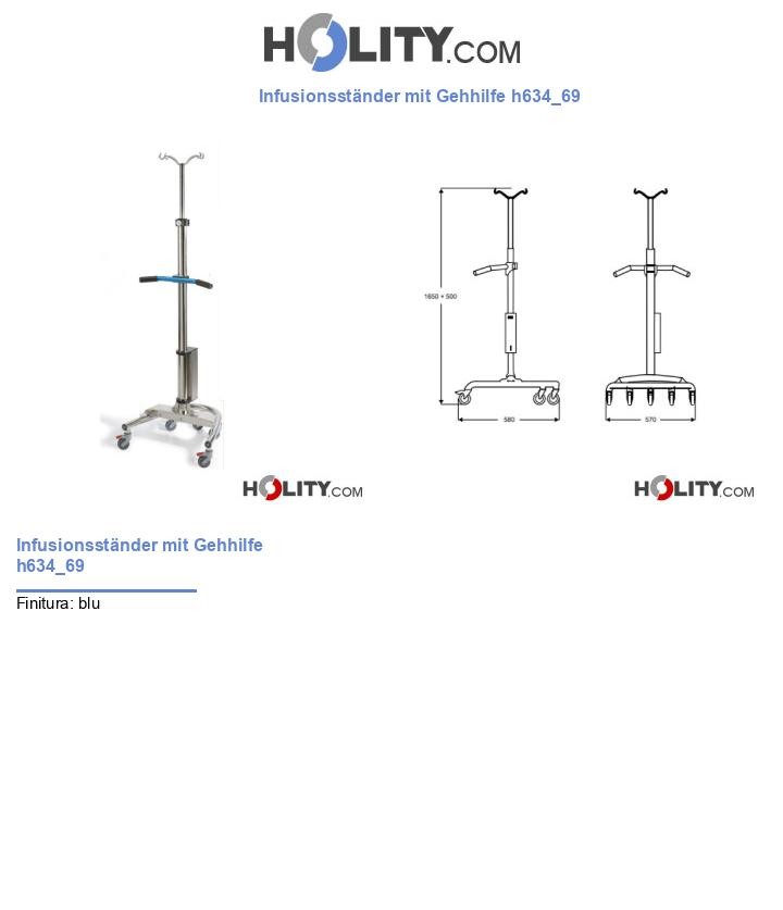 Infusionsständer mit Gehhilfe h634_69
