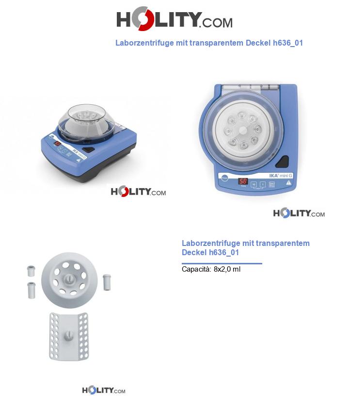 Laborzentrifuge mit transparentem Deckel h636_01