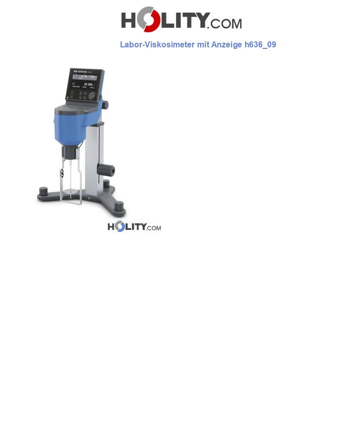 Labor-Viskosimeter mit Anzeige h636_09