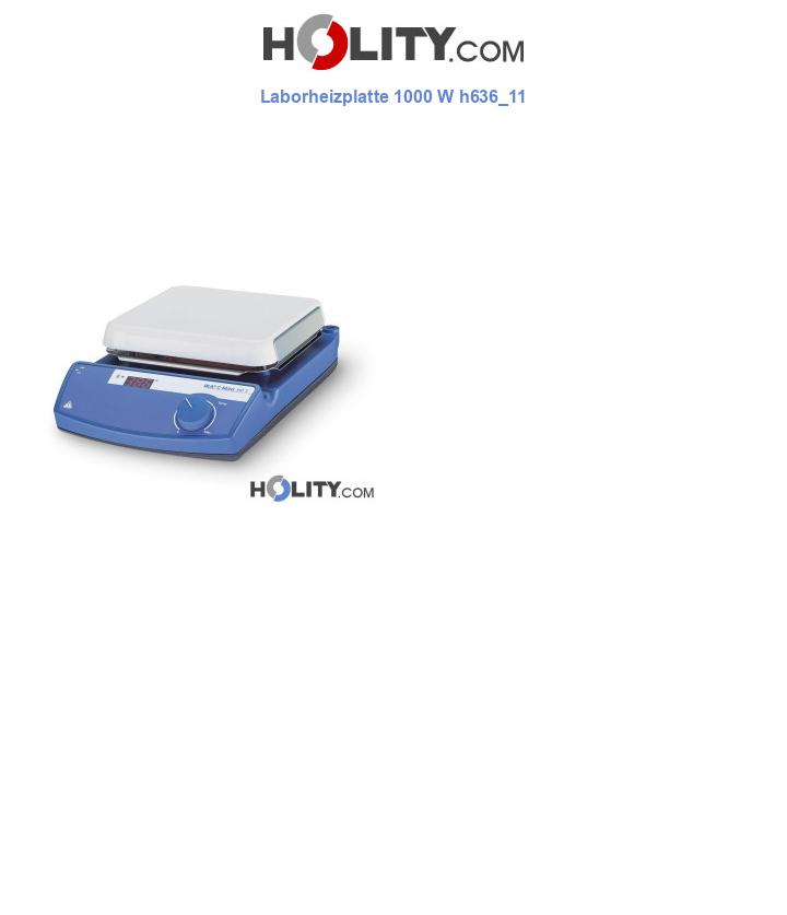 Laborheizplatte 1000 W h636_11