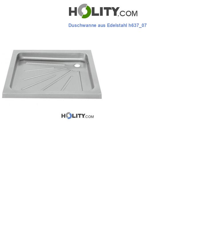 Duschwanne aus Edelstahl h637_07