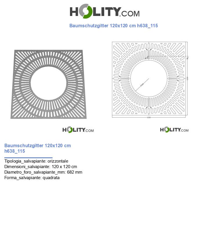 Baumschutzgitter 120x120 cm h638_115