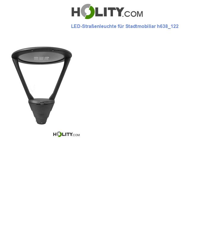 LED-Straßenleuchte für Stadtmobiliar h638_122