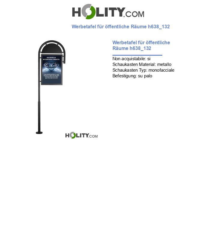 Werbetafel für öffentliche Räume h638_132