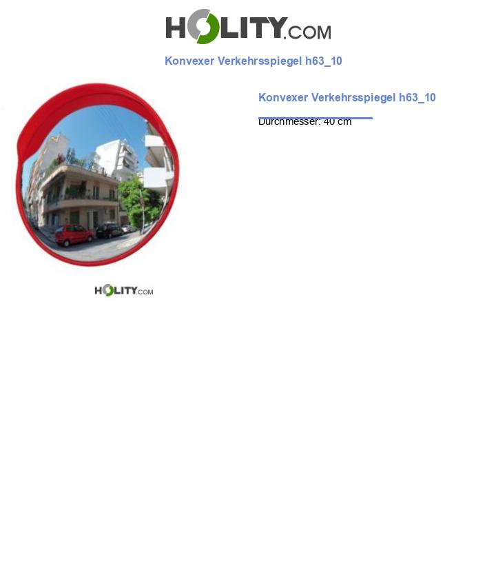 Konvexer Verkehrsspiegel h63_10
