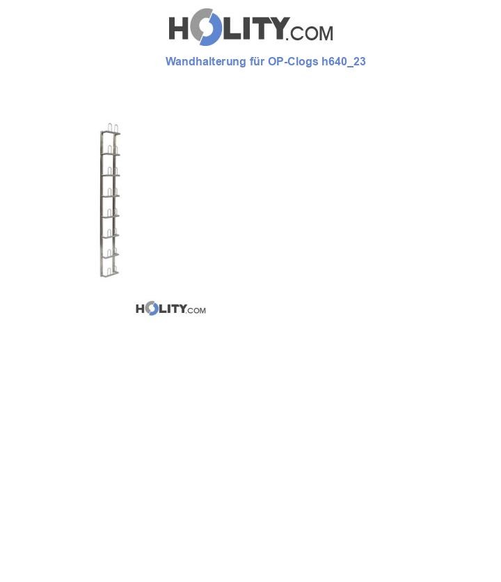 Wandhalterung für OP-Clogs h640_23