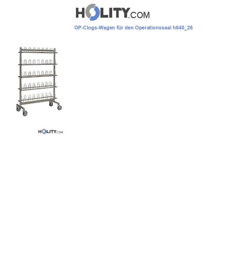 OP-Clogs-Wagen für den Operationssaal h640_26